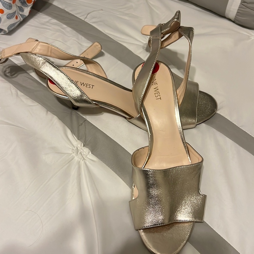 Gold heels